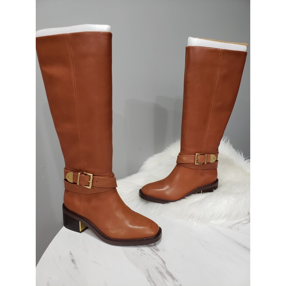 NEW NO BOX SIZE 8 Vince Camuto Gini‎ Wide Calf Riding Boot Whiskey TALL BROWN